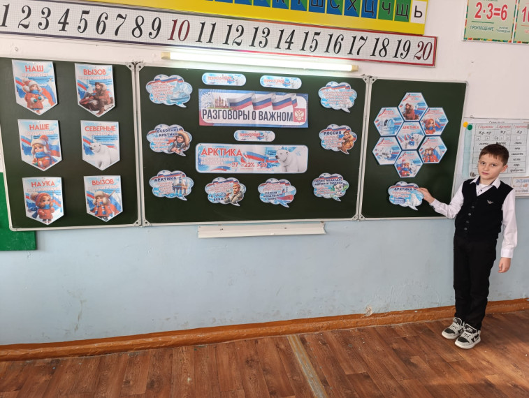 «Разговоры о важном» на тему «Арктика – территория развития».