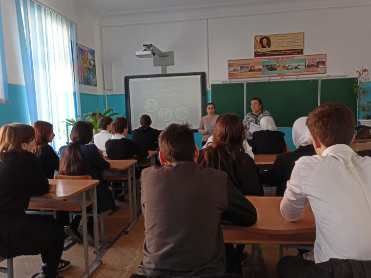 Классный час, посвящённый Всемирному Дню борьбы с туберкулёзом.